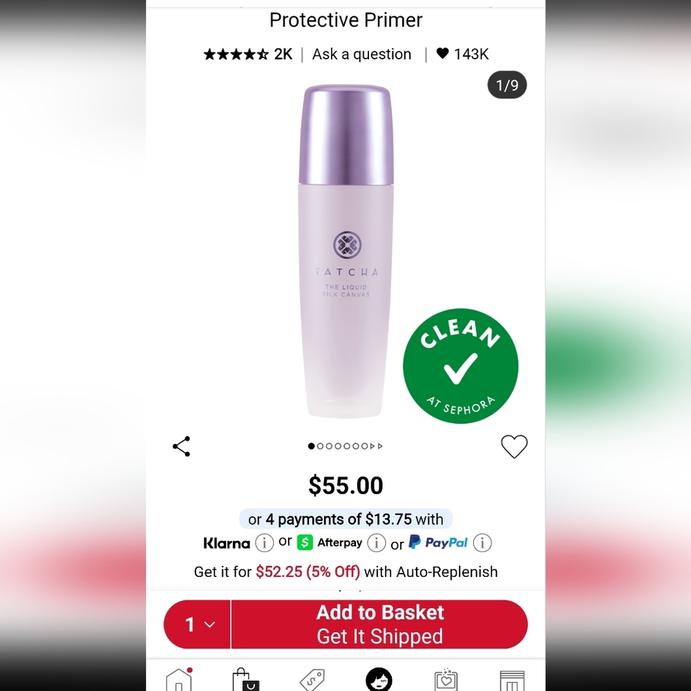 Tatcha Liquid Silk Canvas